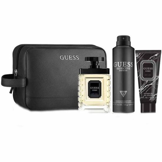 Guess Uomo Set Eau De Toilette 100ml + Sg 100ml + Body Spray 170g + Pouch