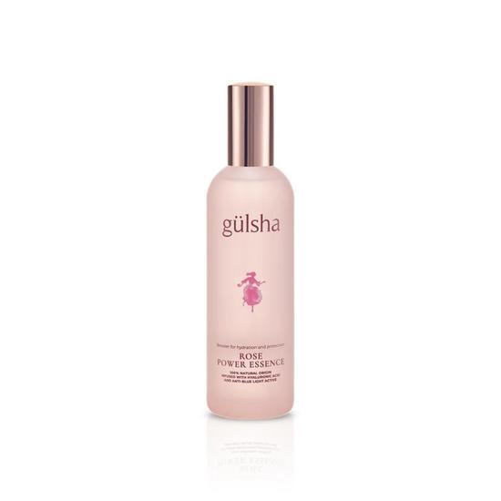 gulsha Rose Power Essence 100ml / Glass / Pink