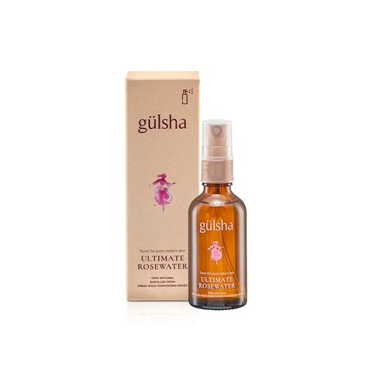 gulsha Ultimate Rosewater Spray 50ml / Brown / Glass