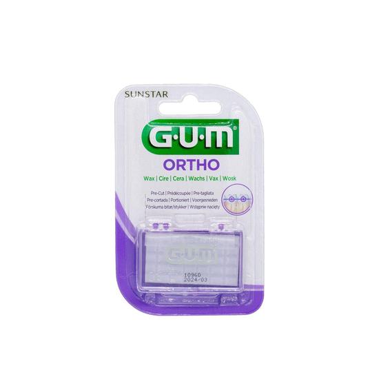 GUM Ortho Pre-Cut Wax Strips x5