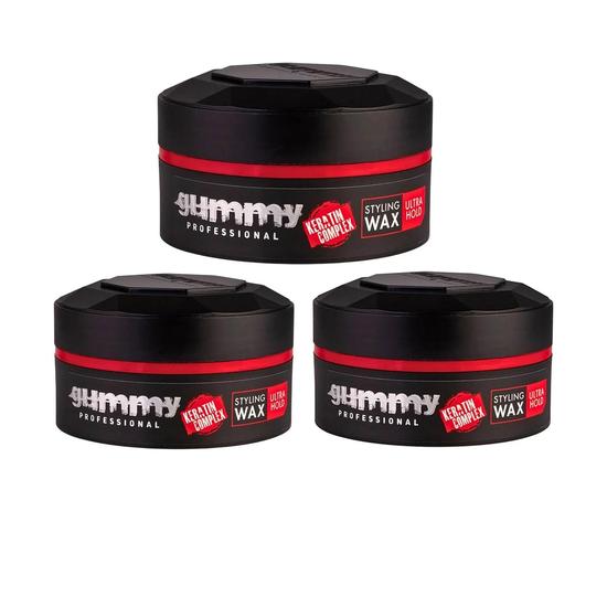 Gummy Hair Wax Ultra Hold Professional Styling Gel Red