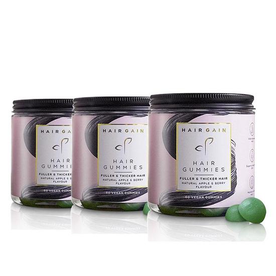 Hair Gain Gummies 3 x 60 Capsules