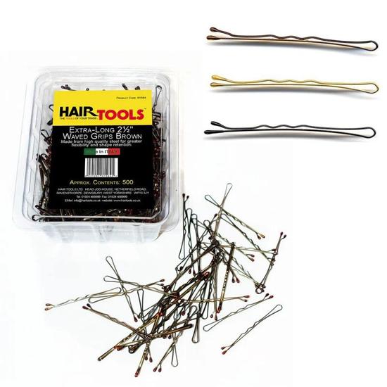 Hair Tools 2.5" Ex-Long Waved Grips Black