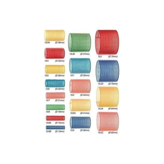 Hair Tools Velcro Jumbo Yellow Rollers