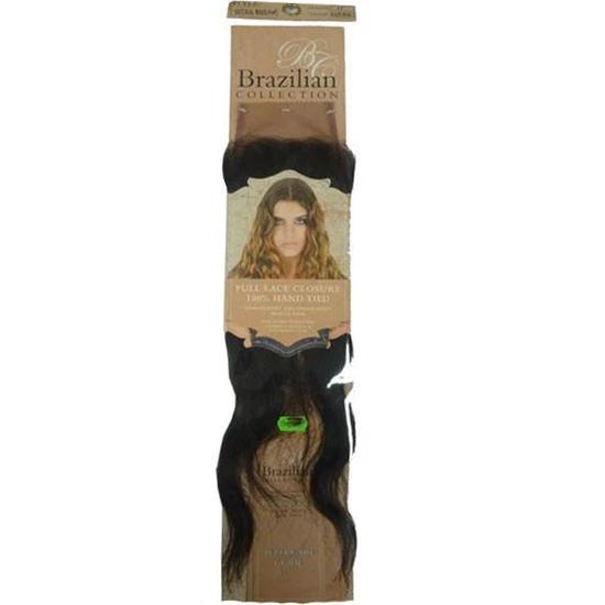 Hairaisers Brazilian Collection Human Hair Full Lace Natural Wave Closure 10 inches 4 X 4 / Natural