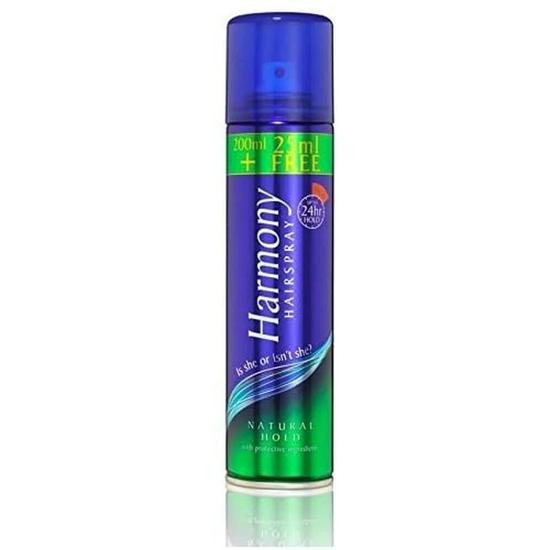 Harmony Natural Hold Hairspray 225ml