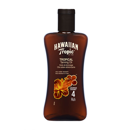 Hawaiian Tropic Professional Tanning Oil SPF 4 Rich