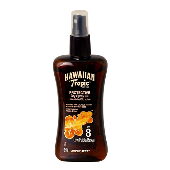 Hawaiian Tropic Protective Dry Spray Oil SPF8 200ml