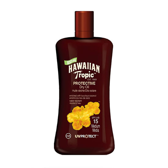 Hawaiian Tropic Protective Oil SPF15 Mini Bottle 100ml