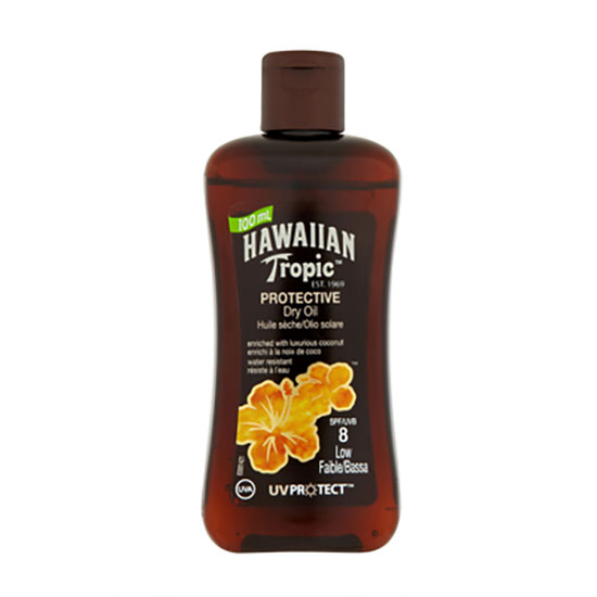Hawaiian Tropic Protective Oil SPF8 Mini Bottle 100ml