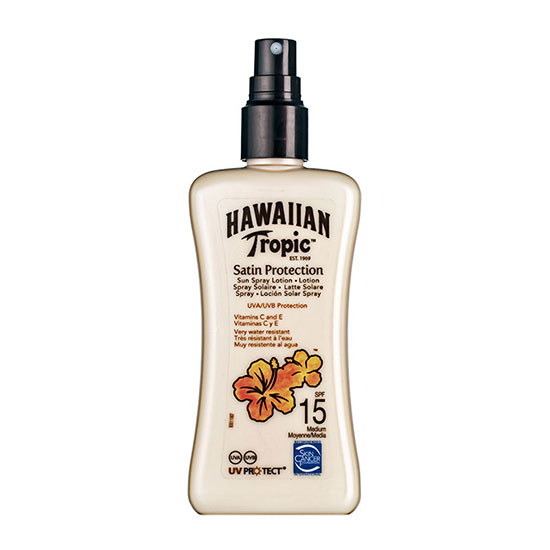Hawaiian Tropic Satin Protection Spray Lotion SPF15 200ml