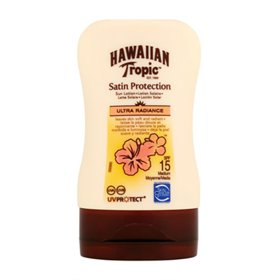 Hawaiian Tropic Satin Protection Sun Lotion SPF15 Travel Size 100ml