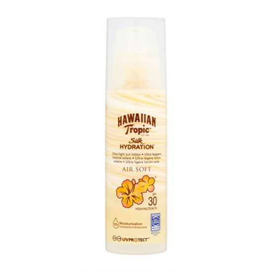 Hawaiian Tropic Silk Hydration Air Soft Ultra Light Sun Lotion SPF30 150ml