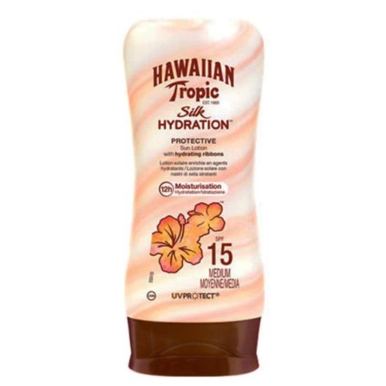Hawaiian Tropic Silk Hydration Protective Sun Lotion SPF15 180ml