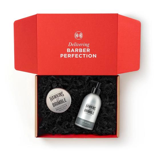 Hawkins & Brimble Beard Shampoo & Balm Set