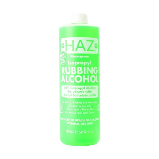 Haz Isopropyl Rubbing Alcohol 50% 500ml