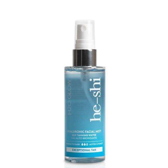 He-Shi H2o Glow Hyaluronic Facial Mist Medium to Dark