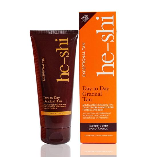 He-Shi Medium/Dark Day To Day Gradual Tan 200ml