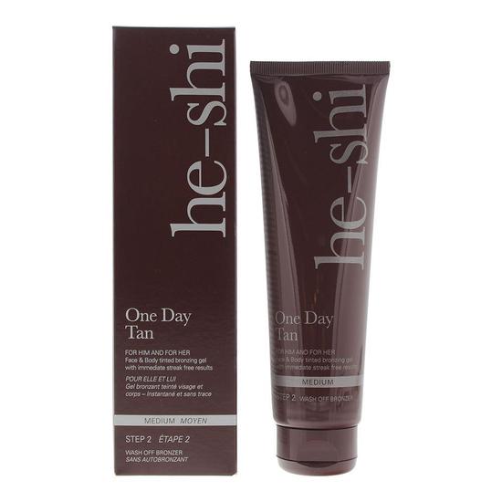He-Shi One Day Tan Face & Body Medium Wash Off Bronzer