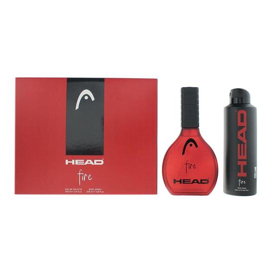 Head Fire Eau De Toilette 100ml + Deodorant Spray 200ml Gift Set For Him 100ml