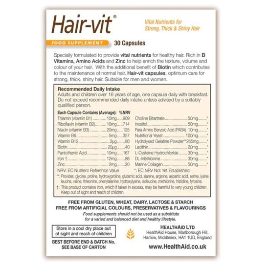 Health Aid Hair-Vit Capsules