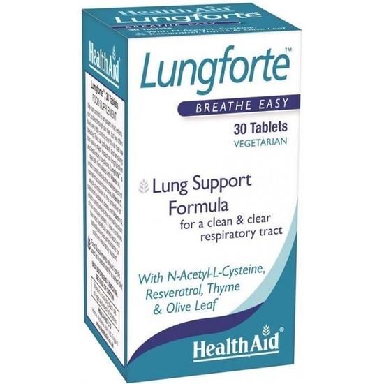 Health Aid LungForte Tablets 30 Tablets