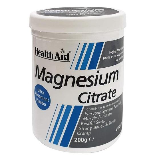 Health Aid Magnesium Citrate Powder 200g