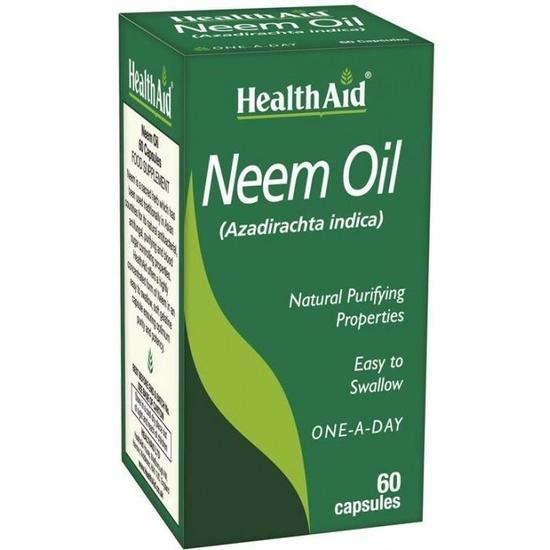 Health Aid Neem Oil Capsules 60 Capsules