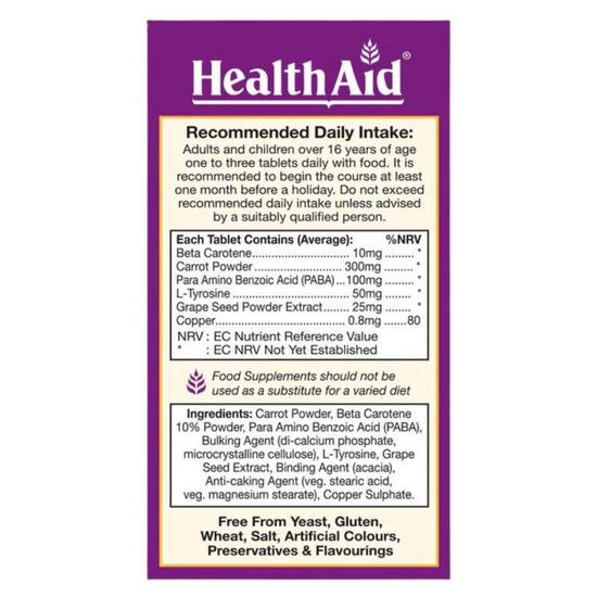 Health Aid Oro-Tan Tablets 60 Tablets