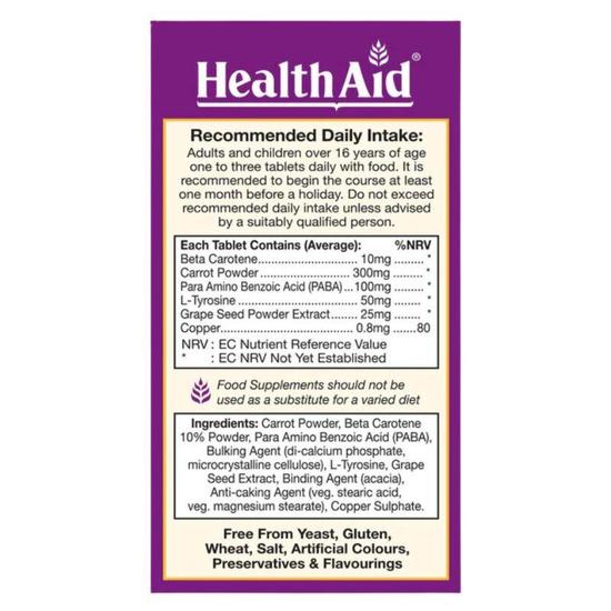 Health Aid Oro-Tan Tablets 60 Tablets