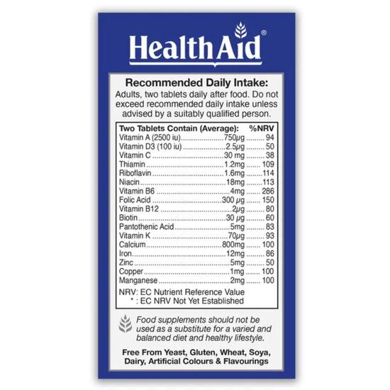 Health Aid OsteoVit Tablets 60 Tablets