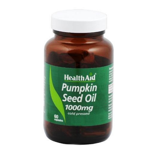 Health Aid Pumpkin Seed Oil 1000mg Capsules 60 Capsules