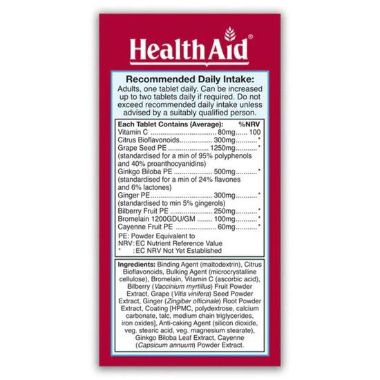 Health Aid V-Vein Tablets 60 Tablets