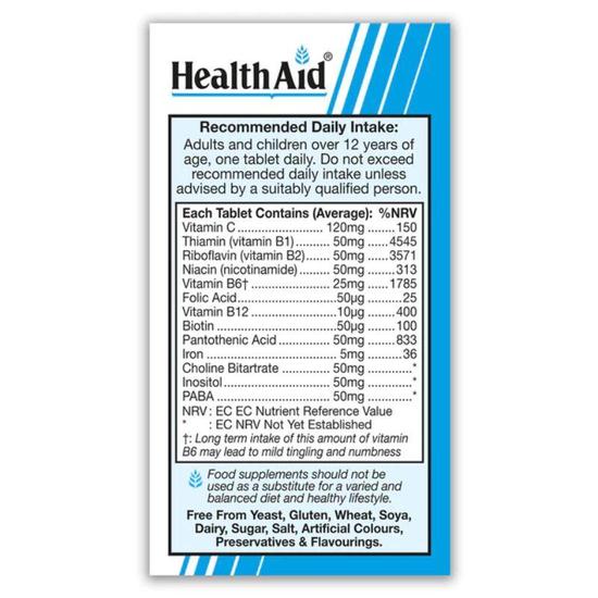 Health Aid Vitamin B+C Prolonged Release Tablets 30 Tablets