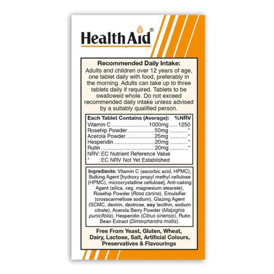 Health Aid Vitamin C 1000mg Prolonged Release Tablets 30 Tablets