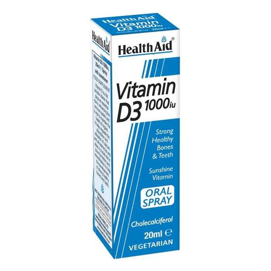 Health Aid Vitamin D3 Spray 1000iu 20ml