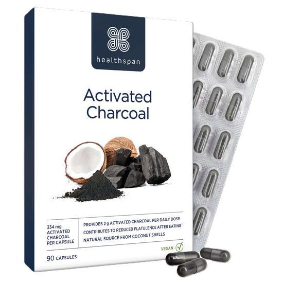Healthspan Activated Charcoal Capsules