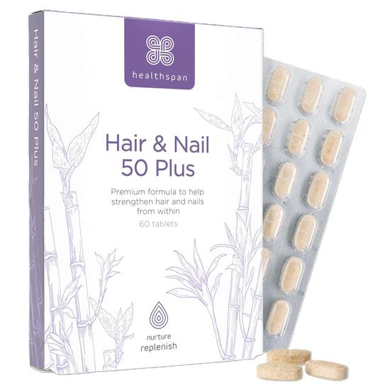 Healthspan Hair & Nail 50 Plus Tablets