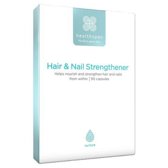 Healthspan Hair & Nail Strengthener Nutritional Supplement Capsules
