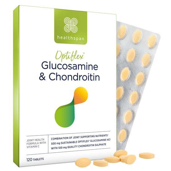 Healthspan Optiflex Glucosamine 500mg & Chondroitin 100mg Tablets
