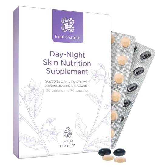 Healthspan Replenish Day-Night Skin Nutrition Supplement