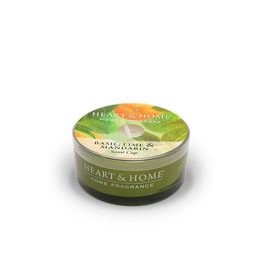 Heart & Home Scent Cups Basil, Lime and Mandari