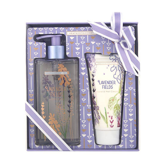 Heathcote & Ivory Lavender Fields Hand Wash & Hand Cream Set Heathcote & Ivory Lavender Fields Hand Wash & Hand Cream Set