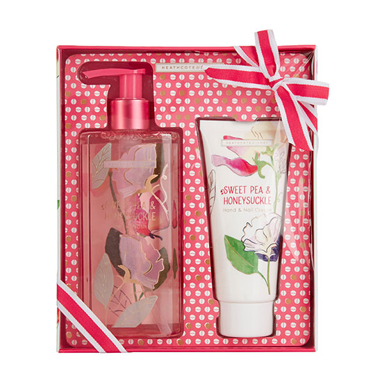 Heathcote & Ivory Sweet Pea & Honeysuckle Hand Wash Set