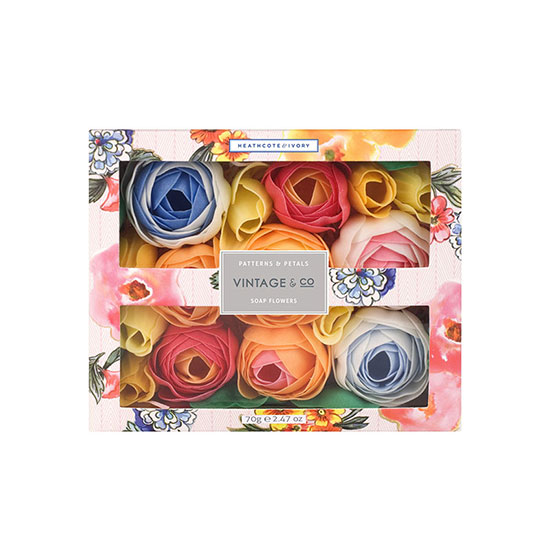Heathcote & Ivory Vintage & Co Soap Flowers Gift Set 70g
