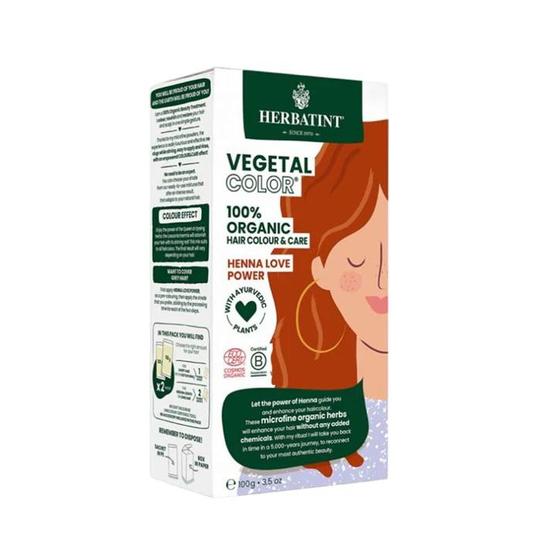 Herbatint Vegetal Organic Hair Colour Henna Love Power 100g
