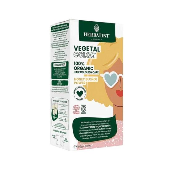 Herbatint Vegetal Organic Hair Colour Honey Blonde Power 100g