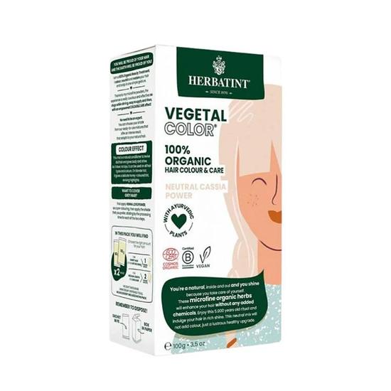 Herbatint Vegetal Organic Hair Colour Neutral Cassia Power