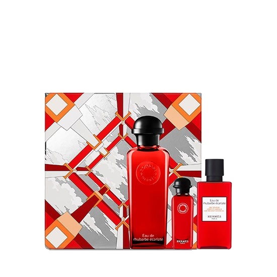 Hermès Eau De Rhubarbe Ecarlate Eau De Cologne Fragrance Gift Set 100ml