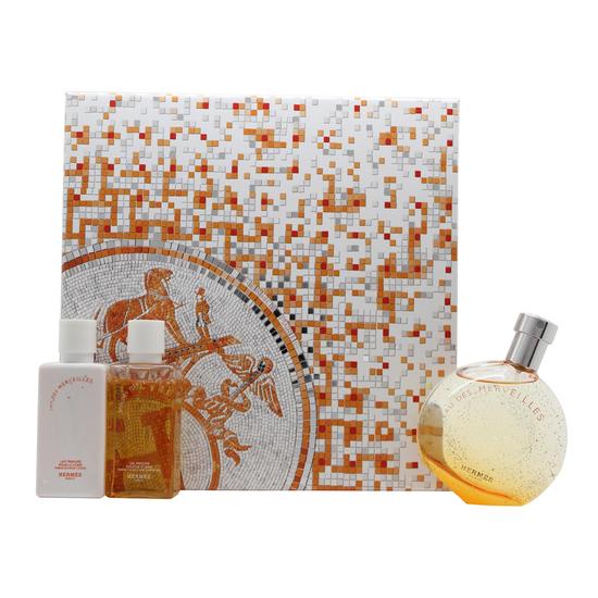 Hermès Eau Des Merveilles Gift Set 50ml Eau De Toilette + 15ml Eau De Toilette
